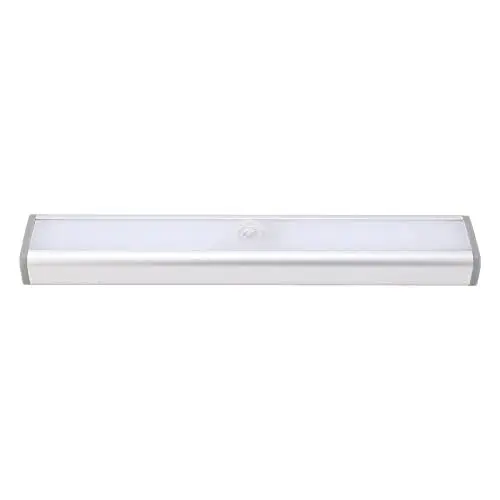 Produktbild: 350LM Lampe mit Menschlichem Bewegungssensor, Weiße Beleuchtung, Magnetisch, Wiederaufladbar, Kabellos, LED, Schrankleuchte, 30 LEDs