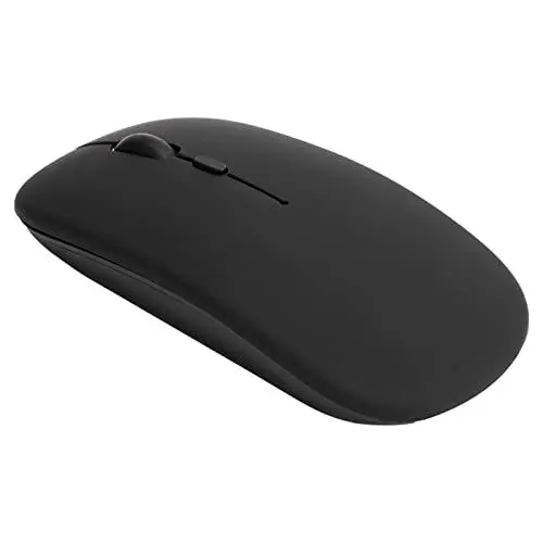 Produktbild: Drahtlose Maus, Mute Black Bluetooth-Computermäuse, Ultradünne Gaming-Büromaus für Laptops Tablets