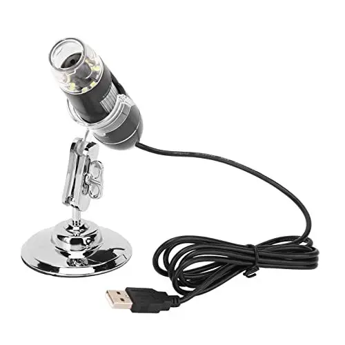 Produktbild: Drahtloses Digitales Mikroskop, Tragbare USB-Handkamera, 8 LED-Leuchten, Beobachtungsgerät für zu Hause, Reisestudie (Tragbares Mini-Digitalmikroskop)