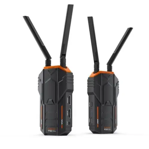 Produktbild: Drahtloses Videoübertragungs Set 200M, Lemorele Wireless Videoübertragungssystem 1080p60 Mit HDMI Loopout und IR 5G Live Stream, Wireless HDMI Transmitter and Receiver zur Filmemachen und Fotografie