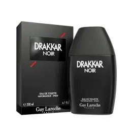 Produktbild: Guy Laroche Drakkar Noir Ikonischer Designerduft, Intensives, kraftvolles Eau de Toilette, Fougère-Mischung & aromatische Gewürze, Langanhaltendes Männerparfum, Duft für Tag und Nacht, 200ml