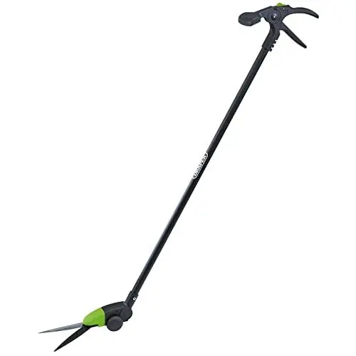 Produktbild: Draper 37795 Grasschere mit langem Griff, Gartentrimmer mit Rädern, 180-Grad-Grasschneider-Klingen, Garten-Handwerkzeug, Rasenkantenschneider, 1,3 m