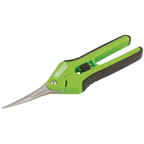 Produktbild: Draper 73729 Präzisions-Gartenschere mit gekrümmten Scherenblättern und Soft-Grip-Griffen 165 mm