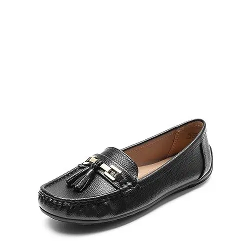 Produktbild: DREAM PAIRS Damen Loafer Bequeme Mokassins Slippers SCHWARZ 40 (EUR) SDLS2320W-E