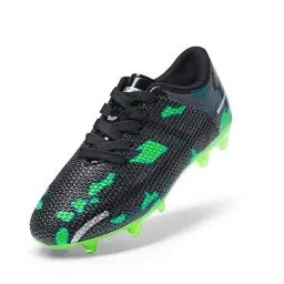 Produktbild: DREAM PAIRS Fußballschuhe Leichtathletikschuhe Kinder Jungen Mädchen verschleißfeste atmungsaktive Sportschuhe Leichtathletik Sport Laufschuhe Langen Spikes,Size 30,Schwarz/Grün,SDSO2301K