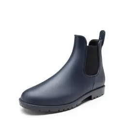 Produktbild: DREAM PAIRS Gummistiefel Herren Halbhoch Chelsea Boots Gummischuhe Herren Arbeitsschuhe Wasserdichte Stiefel,Size 45,Blau,SDRB2401M-E