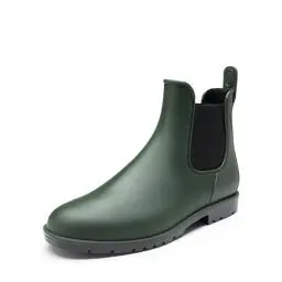 Produktbild: DREAM PAIRS Gummistiefel Herren Halbhoch Chelsea Boots Gummischuhe Herren Arbeitsschuhe Wasserdichte Stiefel,Size 45,Olivengrün,SDRB2401M-E