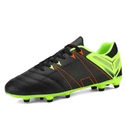 Produktbild: DREAM PAIRS Herren Fußballschuhe Jugen Trainingsschuhe Professionelle Stollen Spikes Cleats Outdoor Sport Football Schuhe,Size 41,SCHWARZ/Zitrone/GRÜN/ROT,SDSC2201M-E