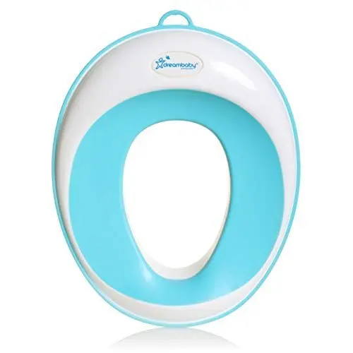 Produktbild: Dreambaby F6000 EZY-Potty Toilettentrainer WC-Sitzauflage Töpfchen, rutschfest und ideal für unterwegs, aqua Blau
