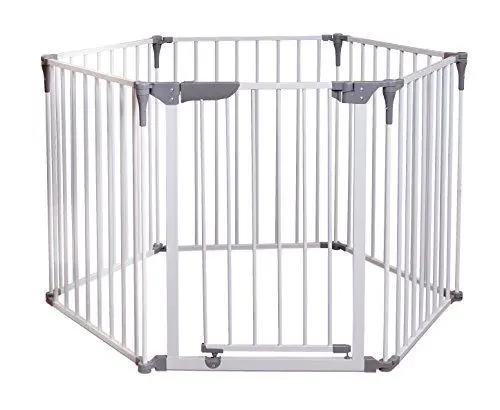 Produktbild: Dreambaby F849 Royal Converta 3-in-1 Laufgitter / Kaminschutzgitter / Türschutzgitter (passend bis zu 3.8m) weiß