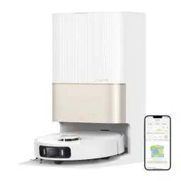Produktbild: dreame X30 Ultra Roboter-Staubsauger- und Wischkombination mit Omni-Selbstreinigungsstation, abnehmbarem und anhebbarem Wischmopp, intelligenter Teppichreinigung, 8.300 Pa Saugleistung Weiß