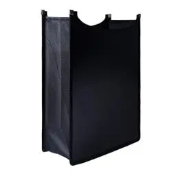 Produktbild: D.RECT 6 Stück Heftbox A4 Schulranzen, oben offen, Kinder Schulheftbox aus Plastik für Schnellhefter, Bücher, Schulhefte, Blöcke und Unterlagen, stabile Heftmappe für den Rucksack, Schwarz