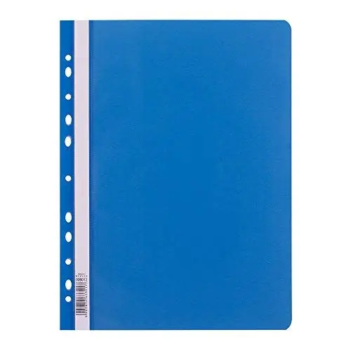 Produktbild: D.RECT Schnellhefter Lux PP A4 mit Perforation aus Starker Polypropylen-Folie Blau
