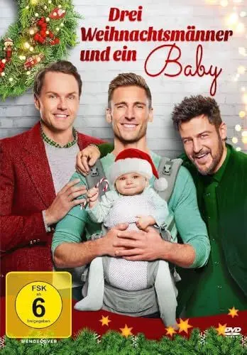 Produktbild: Drei Weihnachtsmänner und ein Baby