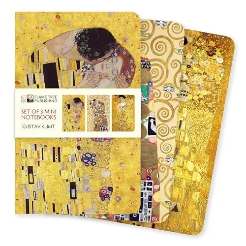 Produktbild: Dreier Set Mini-Notizbücher: Gustav Klimt: Unser beliebten Mini-Notizbücher im 3er-Pack mit flexiblen, künstlerisch gestalteten Einbänden mit jeweils ... des Künstlers (Mini-Notizbücher (3er-Pack))