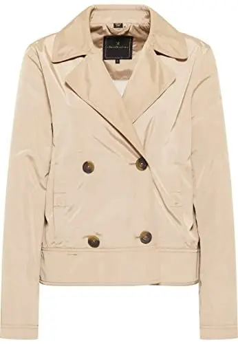 Produktbild: DreiMaster Klassik Damen Übergangsjacke, Beige, XL