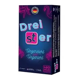 Produktbild: DREISTER Gesellschaftsspiele - Unzensiert und Ungeniert | Kartenspiel mit 480 Spielkarten für lustigen Spieleabend & Brettspiele Erwachsene | Bekannt durch Tiktok | Partyspiele für Silvester, Geschenk