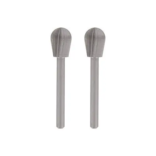 Produktbild: Dremel 134 Hochgeschwindigkeits-Fräser - Zubehörsatz für Multifunktionswerkzeug mit 2 Fräsern Ø 7,2mm zum Gravieren, Schnitzen und Fräsen in Holz, Kunststoffe, Leder, Ziegelstein, Plexiglas u.v.m.