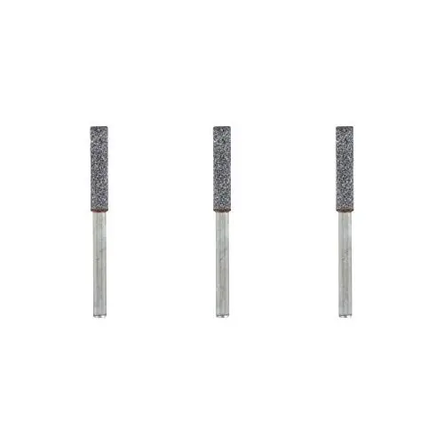 Produktbild: Dremel 453 Kettensägeblatt Schärfschleifstein - Zubehörsatz für Multifunktionswerkzeug mit 3 Dremel Kettensägen-Schärfschleifsteinen 4,0mm zum Schärfen und Schleifen von Kettensägen