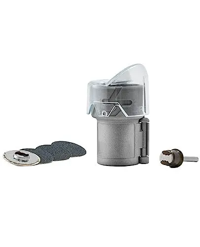 Produktbild: Dremel Krallenpflegeschutz Aufsatz AT02-PGK zum Schärfen der Krallen von Katzen und Hunden. Sicherer und hochwertiger Krallenschleifer für Haustiere. Für Ihr Dremel Rotary Multifunktionswerkzeug.