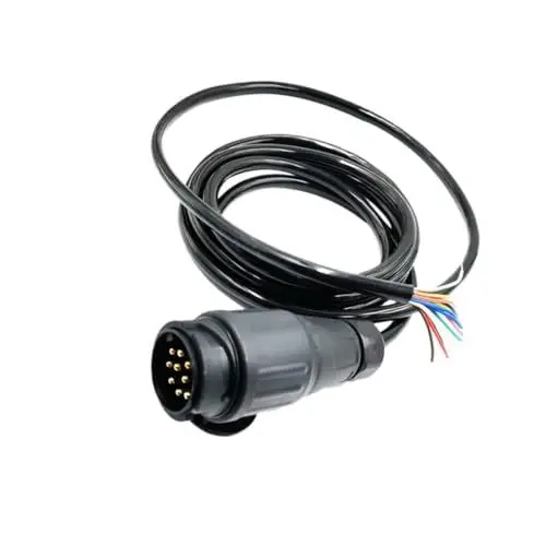 Produktbild: DRESSOOS 12v Poliger Steckeradapter Für Wohnmobile Wasserdichter Kabelverbinder Kabelsatz Für Europäische Standardanhänger Pkw Und LKW