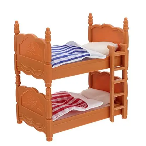 Produktbild: DRESSOOS 1Stk Bett Zubehör für Puppenhäuser puppenhaus babyzimmer möbel Babyspielzeug aus Holz Puppenhaus aus Holz Puppenhausmöbel Simulationsmöbel Blitz Modell Kleine Tiere Spielzeugzimmer