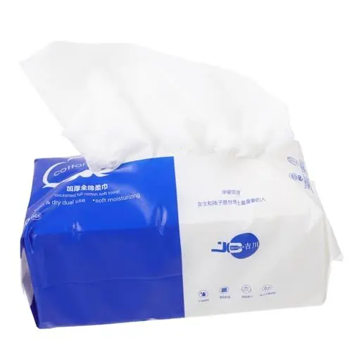 Produktbild: DRESSOOS 1 Packung Gesichtstücher Handtücher Zum Reinigen Baumwolltücher Für Gesichtsreinigungstücher Baumwoll Trockentücher Gesichtsreinigungstücher Gesichtswaschlappen Make Up