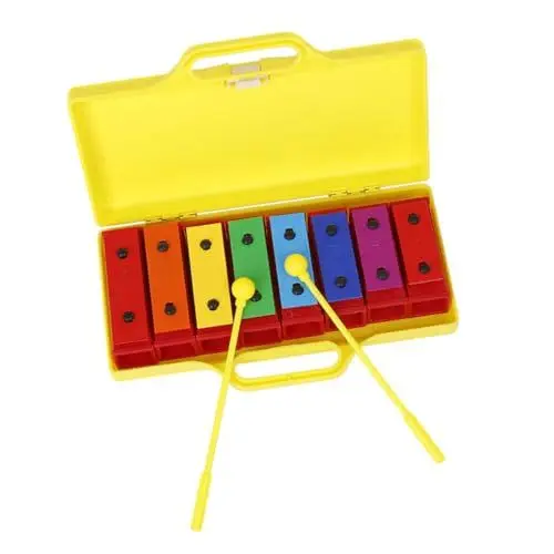Produktbild: DRESSOOS 1 Satz Handpercussion -Percussion-Spielzeug Musik Spielzeug Musikalisches Spielzeug Gestimmtes Instrument Musikspielzeug Für Babys Xylophon Musikspielzeug -Klavier Metall