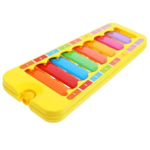Produktbild: DRESSOOS Musik Kinder Buntes Xylophon Für Kleinkinder 8 Töne Glockenspiel Musikinstrument Für Zur Frühkindlichen Percussion Instrument Für Musikalische Entdeckung Und Kreativität Instrumente Baby