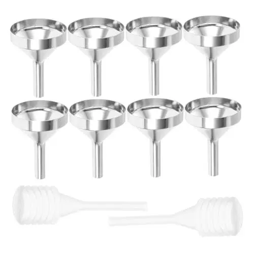 Produktbild: DRESSOOS 1 Satz Trichterventilator aus Metall Parfümfüllzubehör Trichter Mini Dosentrichter öltrichter Flüssigkeitstrichter Einfülltrichter für Parfüm Minitrichter für Parfüm Aluminiumoxid