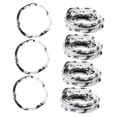 Produktbild: DRESSOOS 20-teiliges Tie-dye-nylon-haargummis Für Damen Modische Haargummis Für Herren Dickes Haar Elastische Haargummis Breites Band Haar-accessoire-set Für Haare