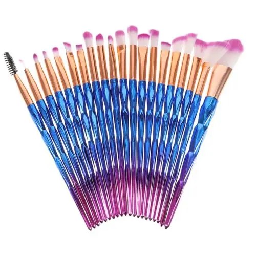 Produktbild: DRESSOOS 20-Teiliges Set Kosmetikpinsel makeup brushes makeup pinsel Geschenkidee femmansoe makeup bürsten kosmetisches Werkzeug Make-up Pinsel Mischen von Lidschattenpinseln Make-up-Tool