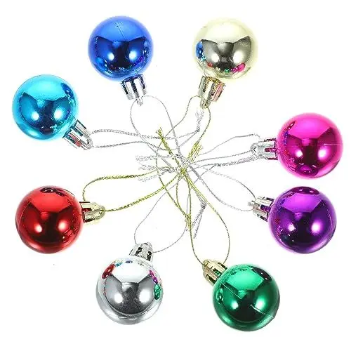 Produktbild: DRESSOOS Weihnachtsbaum 24 Stück Einzigartige Ornamente Dekorativer Aufhänger Für Weihnachtsbaumdekorationen