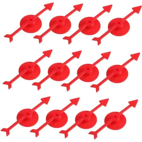 Produktbild: DRESSOOS 25 Stücke Rot Kunststoff Tabletop Spiel Zubehör Für Klassenzimmer Bord Ersatz