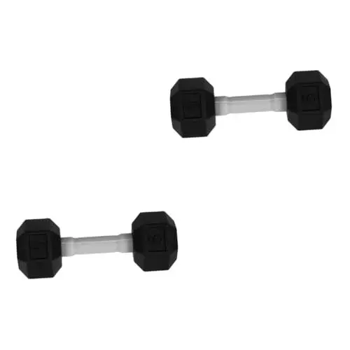 Produktbild: DRESSOOS 2St Mini-Hantelspielzeug Langhantelgewicht kinder kleinkindfitness Armübung Hantel Kinder Hantel Spielzeug Mini Hantel für Kinder kleine Hanteln kinder gewichte Kieselgel Black