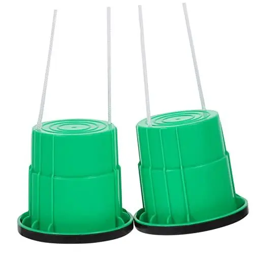 Produktbild: DRESSOOS 2St Stelzenspielzeug für Kinder Hüpfspielzeug interaktives Familienspiel balancierende spielzeuge für Kinder Outdoor-Stelzen für Kinder Gleichgewichtstrainingsspielzeug Green
