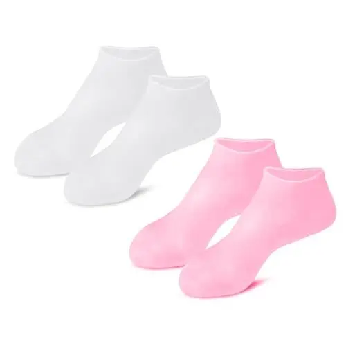 Produktbild: DRESSOOS Feuchtigkeitsspendende Socken Für Trockene Füße Fuß SPA Socken Zur Pflege Von Rissigen Fersen Und Raue Haut Fußpflege Socken Für Frauen