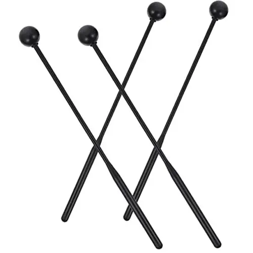 Produktbild: DRESSOOS Marimba-schlägel Xylophon-schlägel 2 Sets Trommelschlägel Für Marimba-xylophon Aus Gummi Sicher Bequem Für Musik