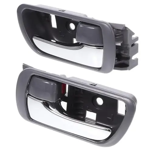 Produktbild: DRESSOOS 2 stücke Auto Türgriffe Innen Ersatz für 02-06 Chrom Tür Grip Set von 2