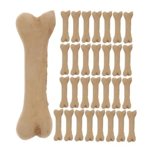 Produktbild: DRESSOOS 30st Zubehör Für Halloween-miniaturen Mini-Halloween-schädelknochen Gefälschte Knochen Stütze Mini-knochenfiguren Künstliches Knochenornament Skelett Kostüm Skelettfiguren Harz