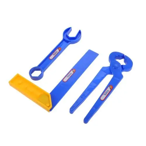 Produktbild: DRESSOOS 3 Teiliges Kleinkind Werkbank Kinderbohrspielzeug Rollenspiel Werkzeugset Für Jungen Konstruktionsspielzeug Für Kleinkinder Spielzeugwerkzeuge Kleinkinder Jungen Und Mädchen