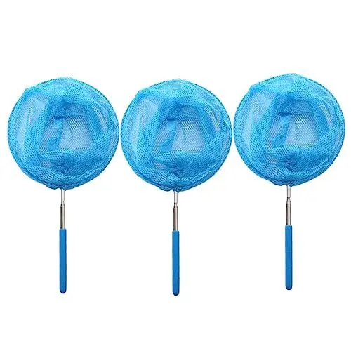 Produktbild: DRESSOOS 3st Fischernetze Boxen Für Kinderfänger-Set Insektenfänger Für Teleskopisch Gadgets Kinderfischernetz Insektenfänger-kit Für Fernglas Schmetterlingsnetze Blue