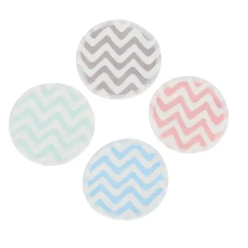 Produktbild: DRESSOOS 4 Stück Abschminkpad make up remover pads abschminken pads Makeup remover pad Drawstring bag Double-sided pad Gesichtsreinigungspad Augen-Make-up-Entferner-Tücher Reinigungspads