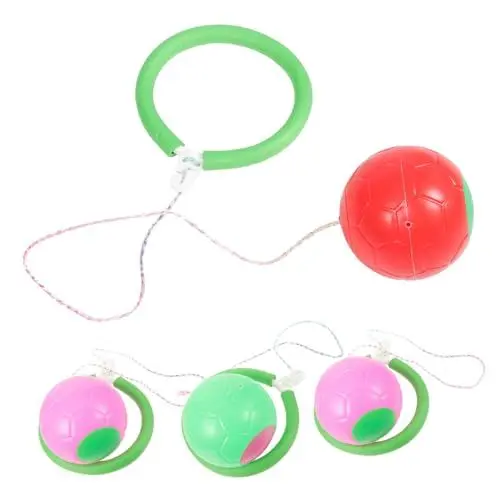 Produktbild: DRESSOOS 4 Stück Flummi hupfball für Kinder Outdoor-Spielzeug für Kinder Fitness Spielzeug Outdoor Kinder Outdoor Spielzeug springende Bälle Springender Ring Springender Ball Fitnessgeräte