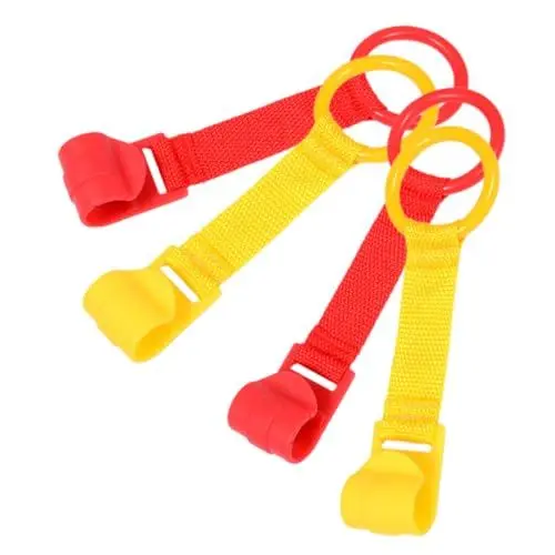 Produktbild: DRESSOOS Kleinkind Laufstall Pull Baby Hängen 4 Stücke Hand Pull Baby Gehen Assistent