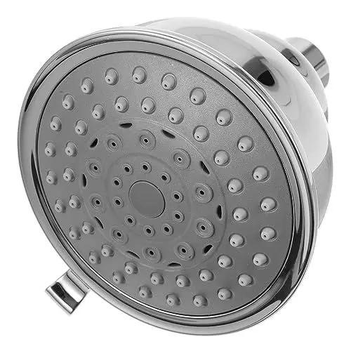 Produktbild: DRESSOOS Luxus 4 Zoll Verdeckte Dusche 5 Abs Kunststoff Hotel Badezimmer Feste Dusche Sprayer Shampoo Waschbecken