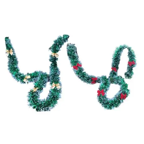 Produktbild: DRESSOOS Schöne Girlande Weihnachtsdekorationen 6pcs Party Bunting Bänder Für Weihnachten Einfach Zu Bedienen