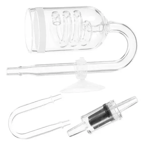 Produktbild: DRESSOOS Aquarium CO2 Diffusor Set Mit Saugnapf Raffinierungszubehör Für Effektive CO2 Verteilung Perfekt Für Alle Aquariengrößen