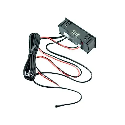 Produktbild: DRESSOOS Auto-thermometer Dual Auto Draußen Auto Voltmeter Digital Digitales Thermometer Digital Fürs Auto Kühlschrankthermometer Im Freien Außentemperaturanzeige Kfz-thermometer