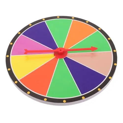 Produktbild: DRESSOOS Preisrad Rotierendes Spielrad Für Party Lernspielzeug Mini Canvas